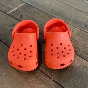 Orange size 4 Crocs